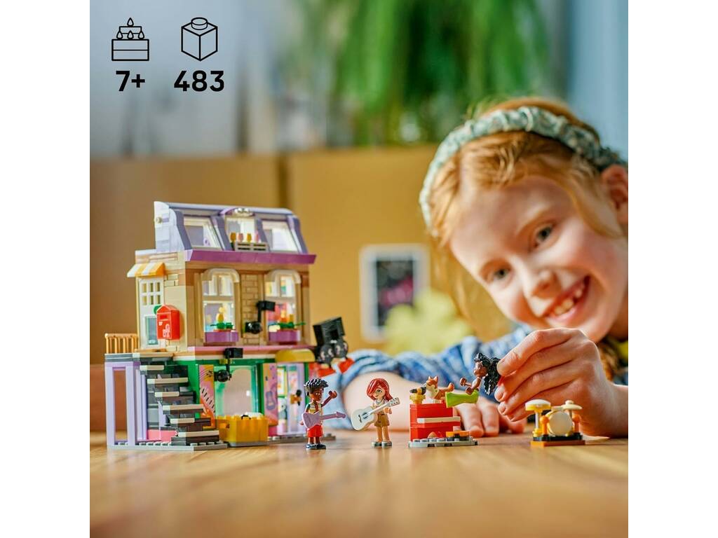Lego Friends Appartamento e Negozio di Musica