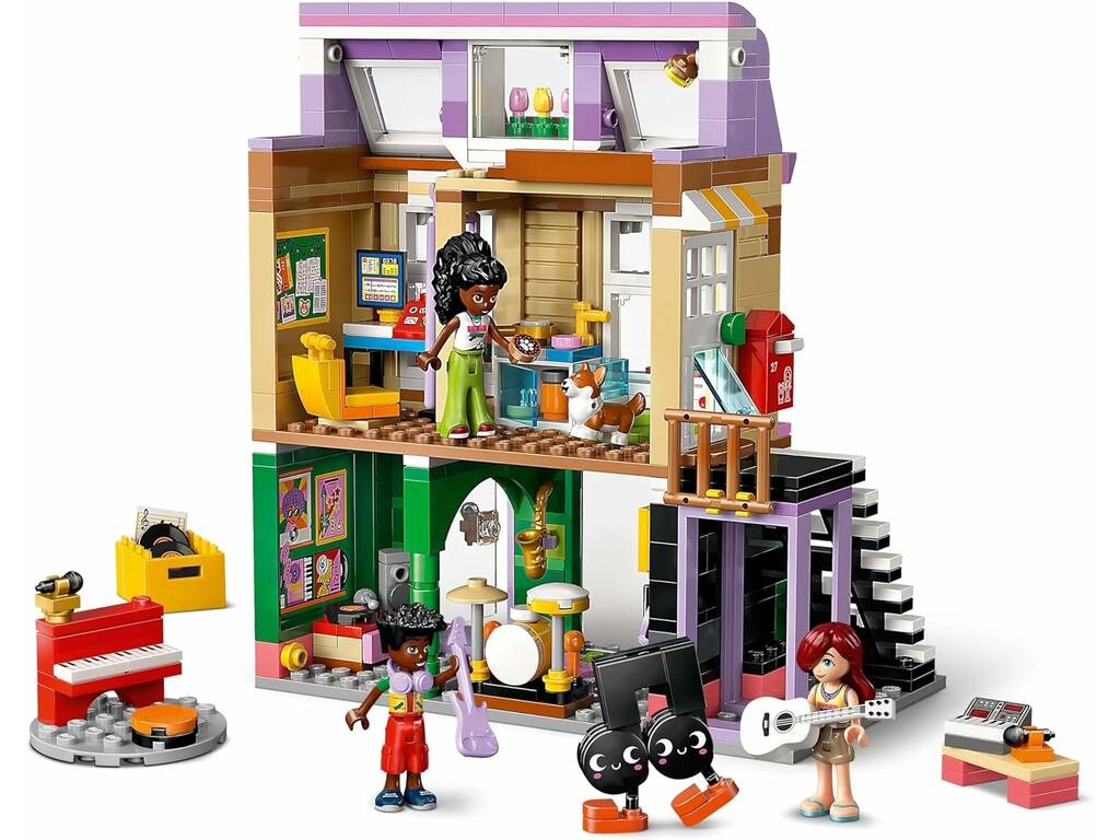 Lego Friends Appartamento e Negozio di Musica