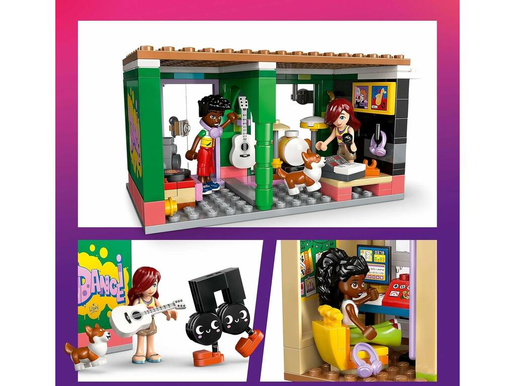 Lego Friends Appartamento e Negozio di Musica