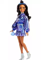 Barbie Deluxe Style Poupée Ensemble Bleu Brillant