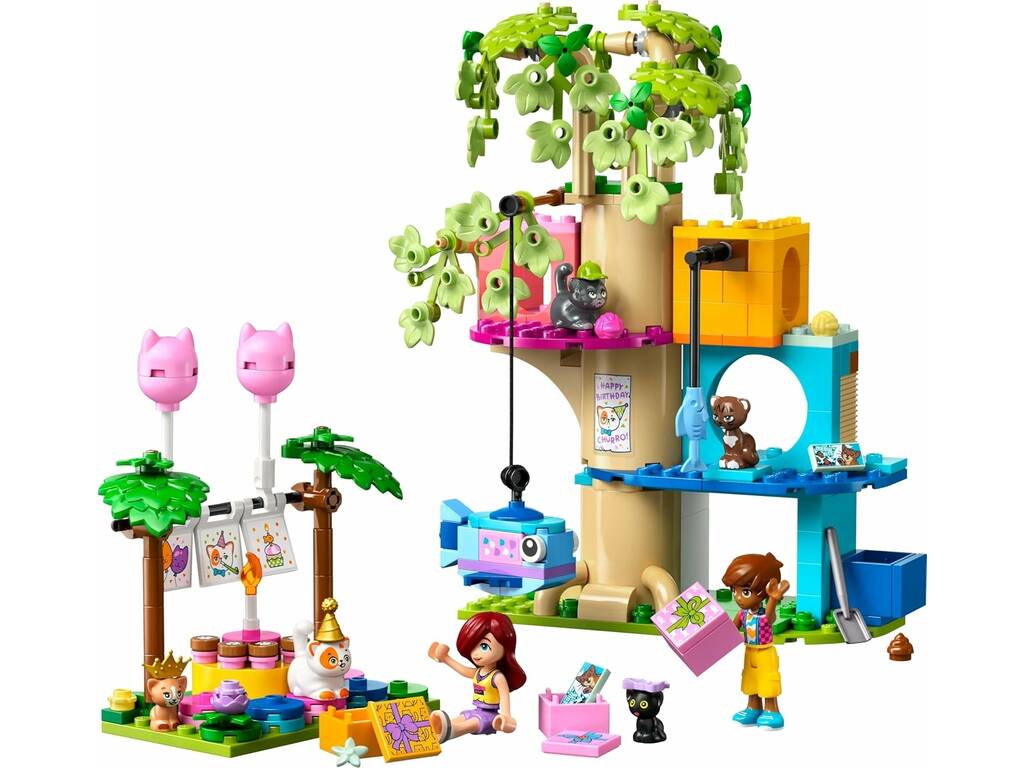 Lego Friends Festa di Compleanno e Casa sull'Albero Felina