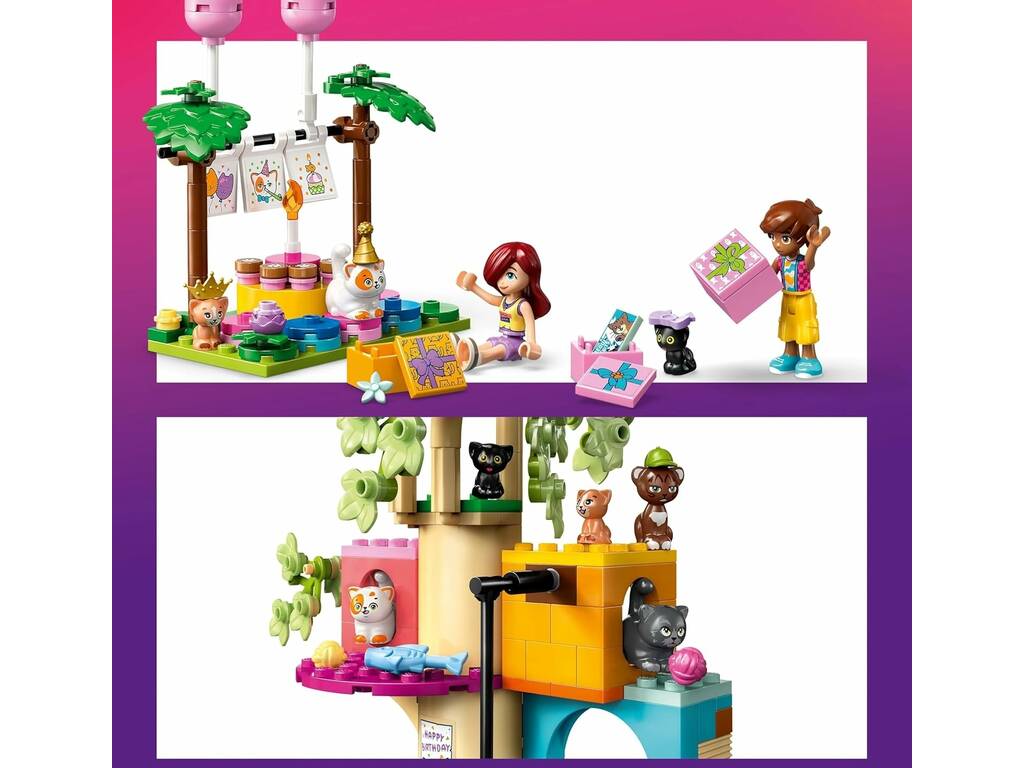 Lego Friends Festa di Compleanno e Casa sull'Albero Felina