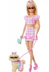 Barbie Twinning Looks Bambola Look Rosa con Cane