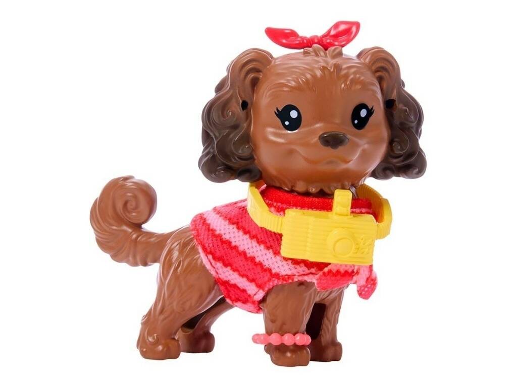 Barbie Twinning Looks Bambola Look Rosso con Cane