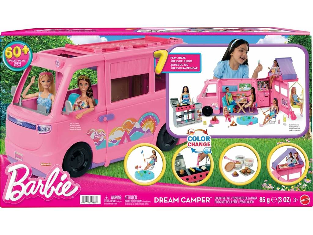 Barbie Veicolo Dream Camper con accessori