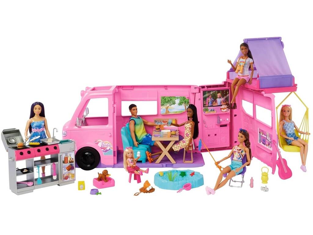 Barbie Veicolo Dream Camper con accessori