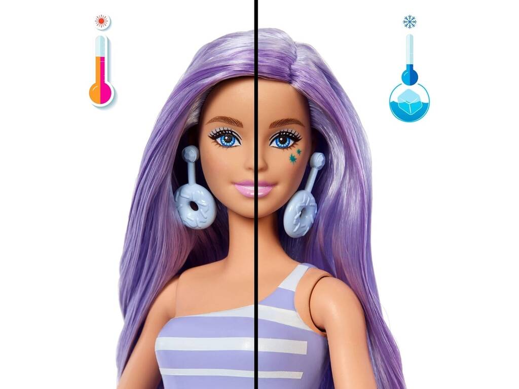 Barbie Pop Reveal Dolci Bambola Sorpresa Con Bicchiere Viola