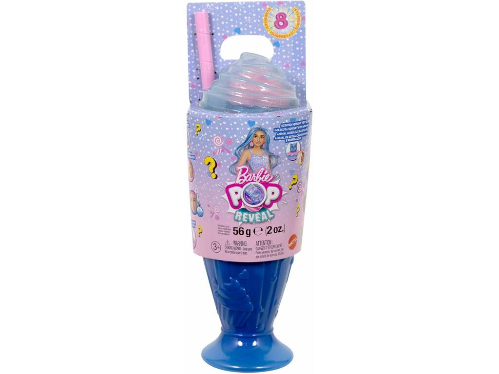 Barbie Pop Reveal Dolci Bambola Sorpresa Con Bicchiere Blu