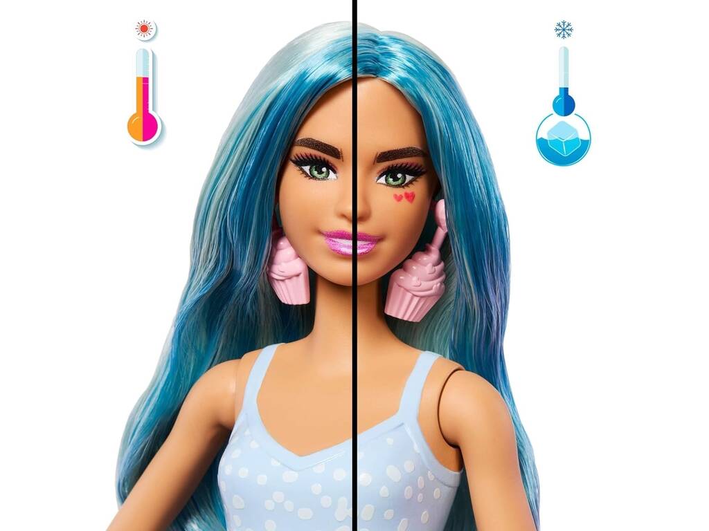 Barbie Pop Reveal Dolci Bambola Sorpresa Con Bicchiere Blu