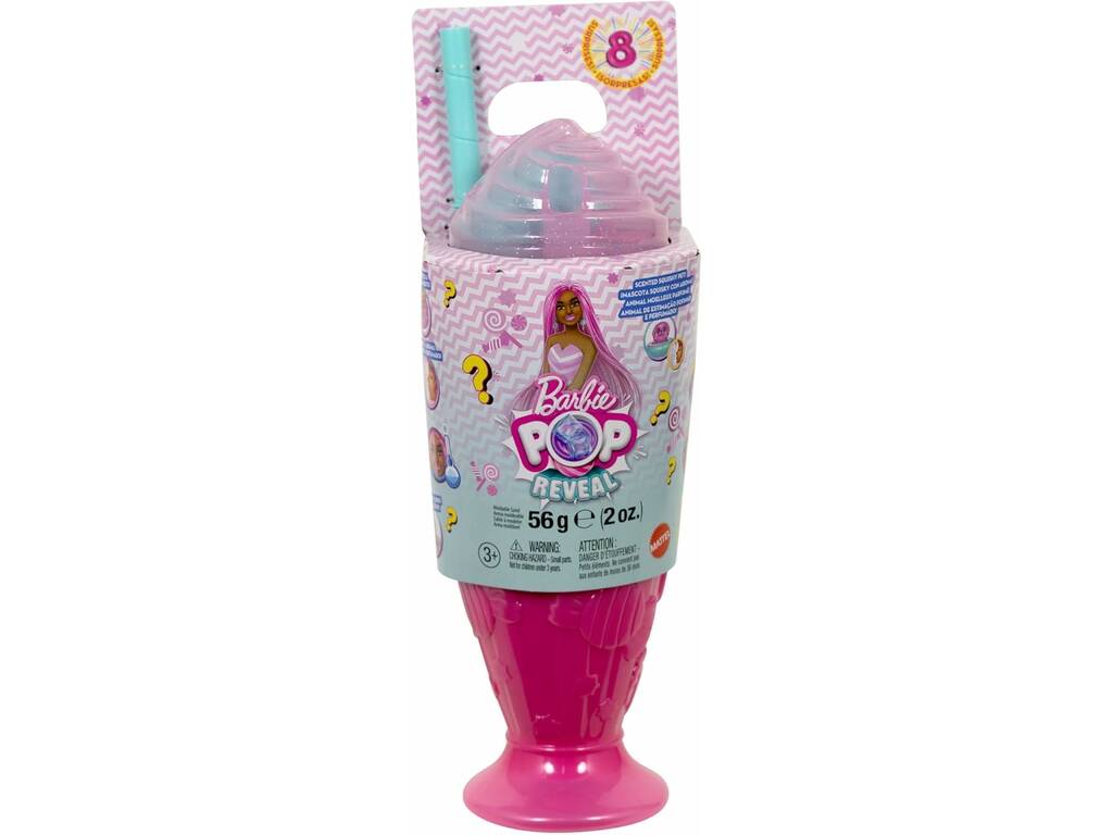 Barbie Pop Reveal Dolci Bambola Sorpresa Con Bicchiere Rosa