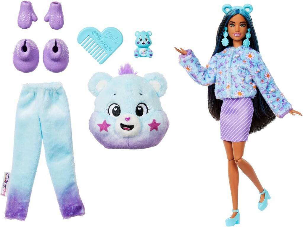Barbie Cutie Reveal Osos Amrosos Muñeca Sueño Brillante