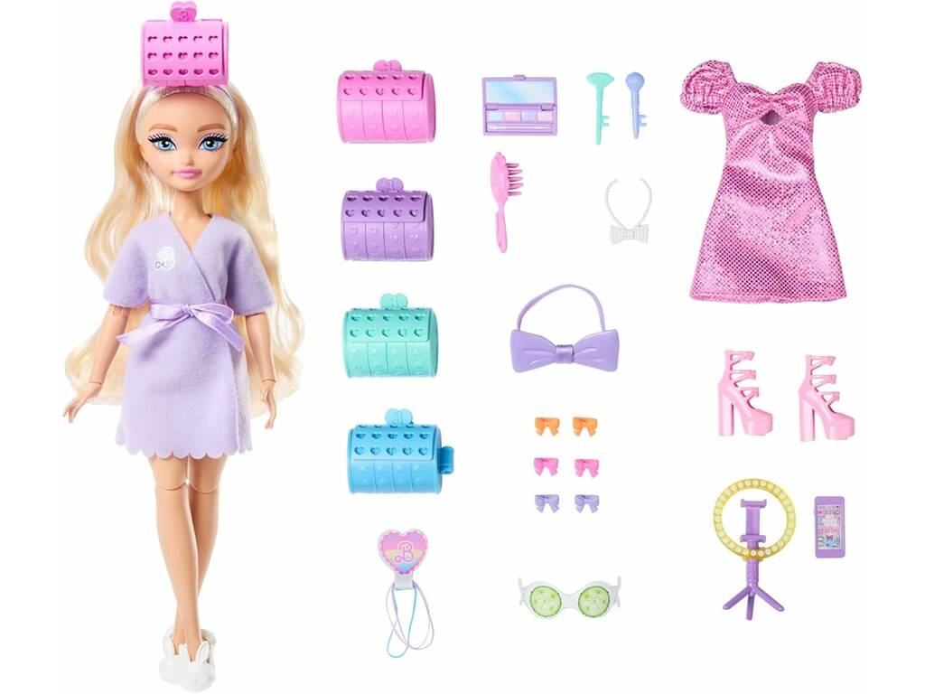 Barbie Dream Besties Bambola con accessori da parrucchiere