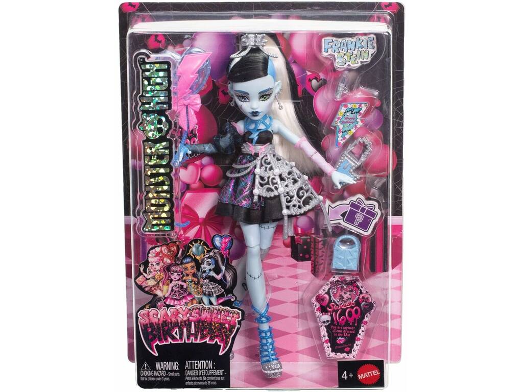 Monster High Scary Sweet Birthday Bambola Frankie Stein