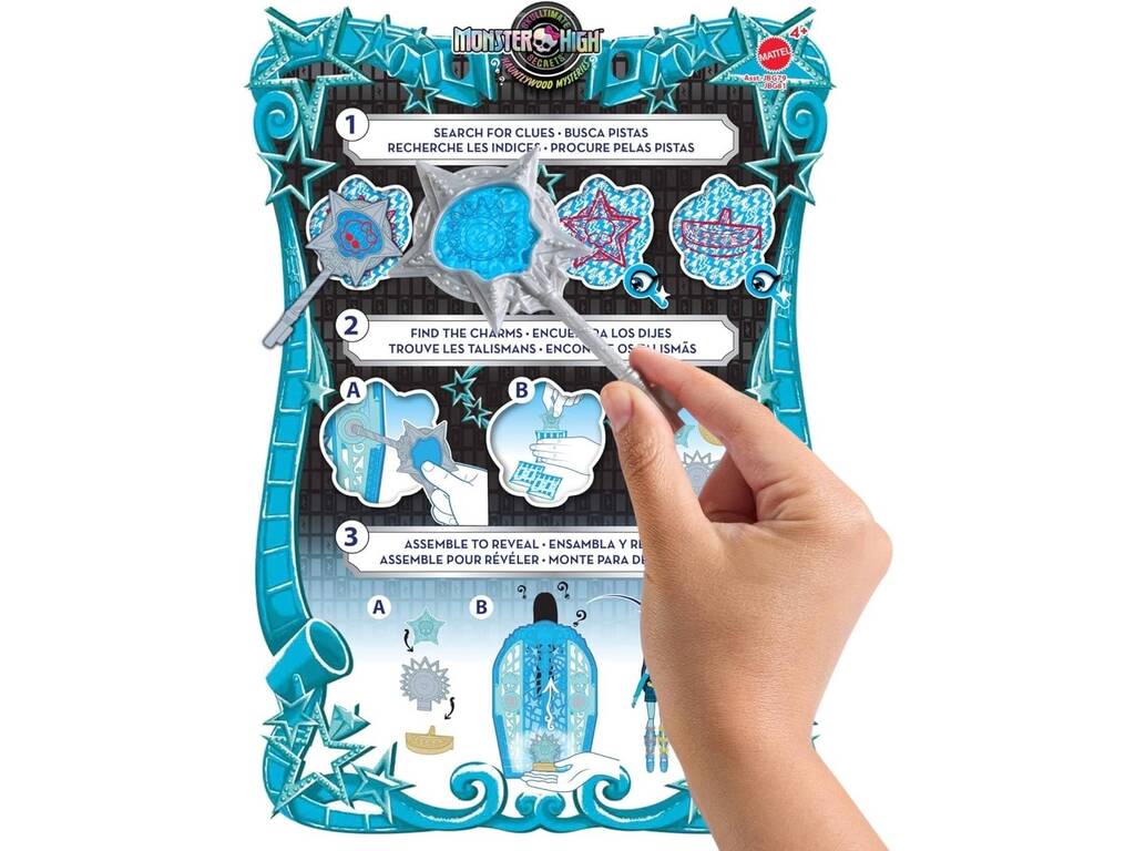 Monster High Skulltimate Secrets Hauntlywood Mysteries Bambola Frankie Stein con armadio