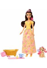 Princesas Disney Boneca Bela e Banho de Animal de Estimação