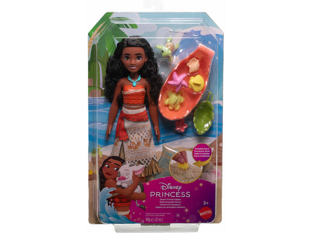 Principesse Disney Bambola Vaiana e Cuccioli