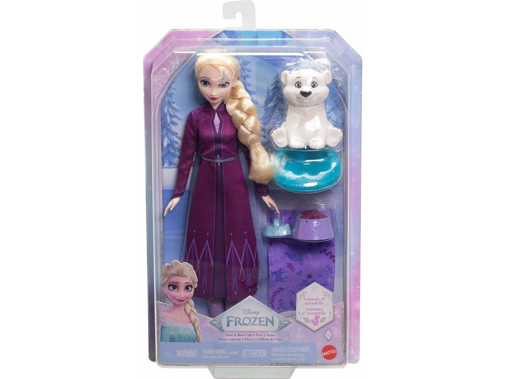 Frozen bambola Elsa con orsacchiotto