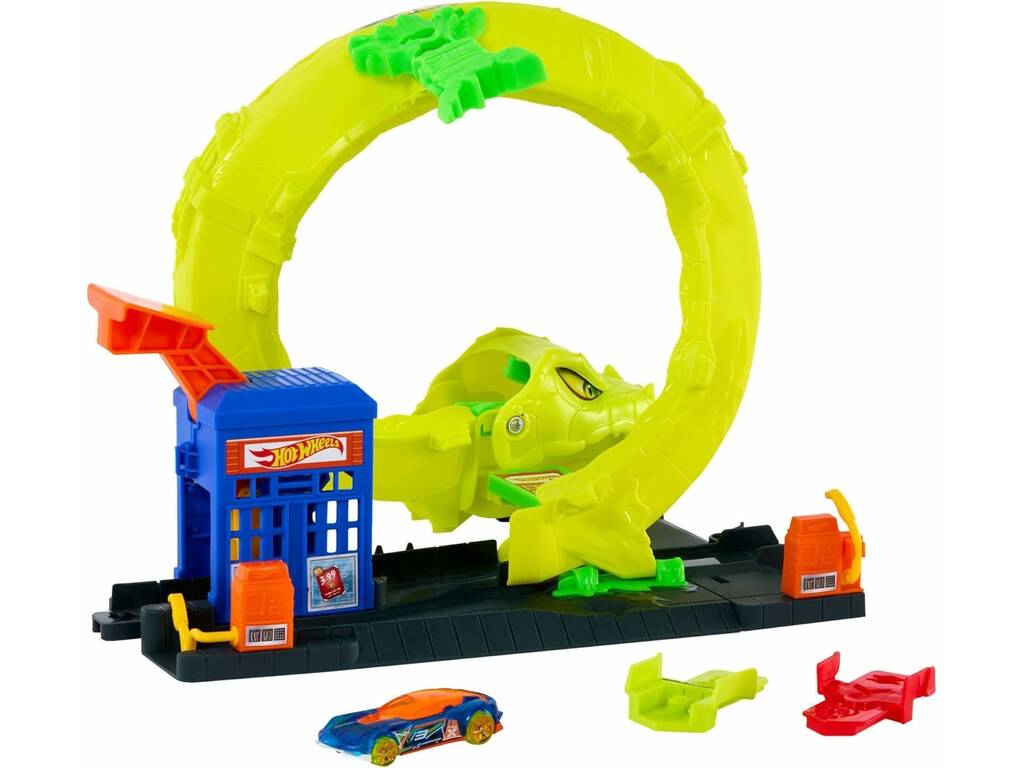 Hot Wheels City Ataque en Espiral de la Serpiente