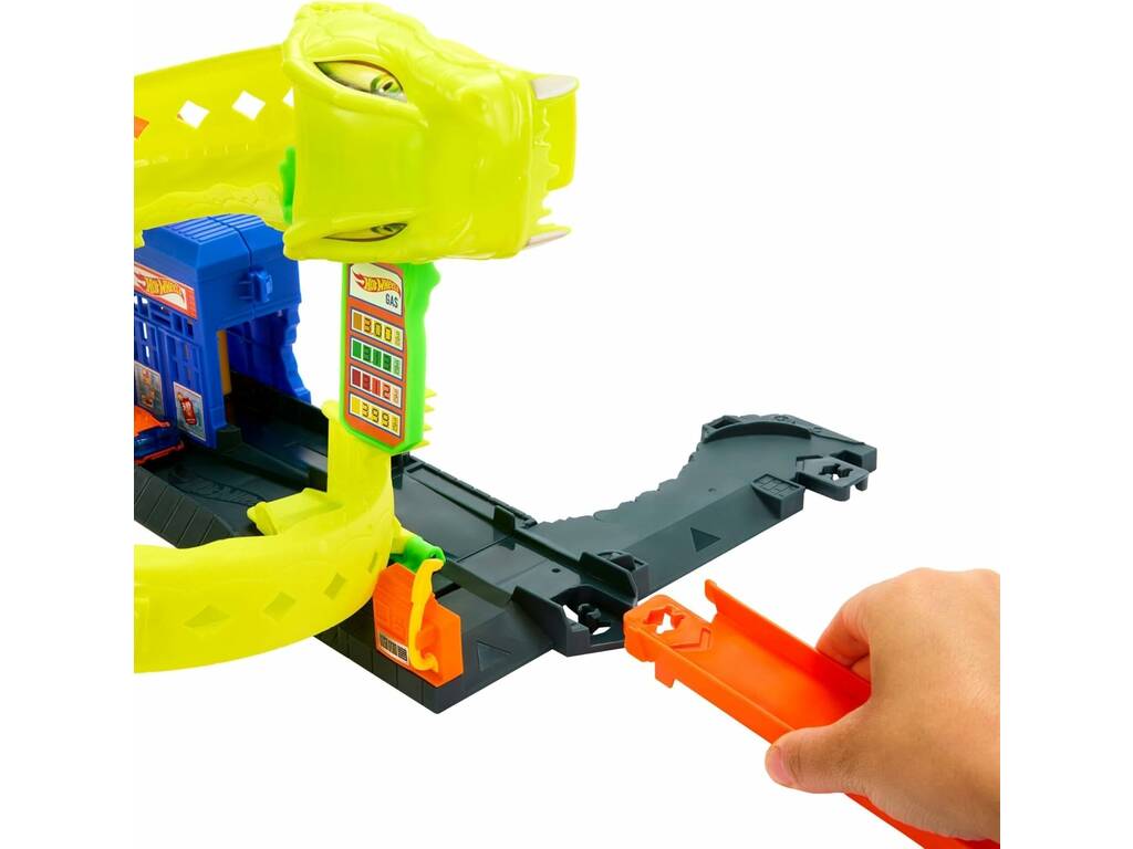 Hot Wheels City Ataque en Espiral de la Serpiente