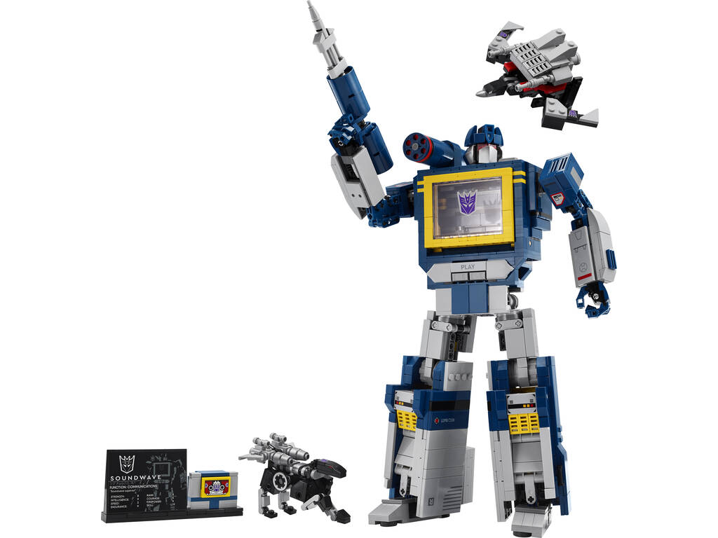 Lego Icons Transformers: Soundwave 2 in 1