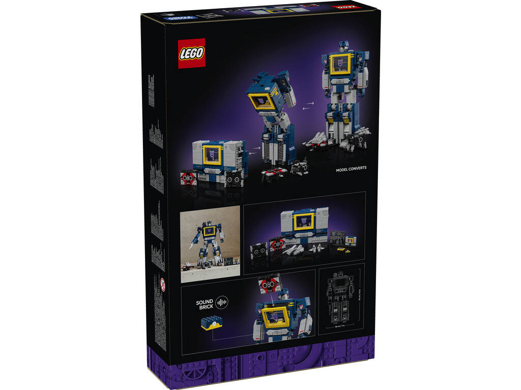 Lego Icons Transformers: Soundwave 2 in 1