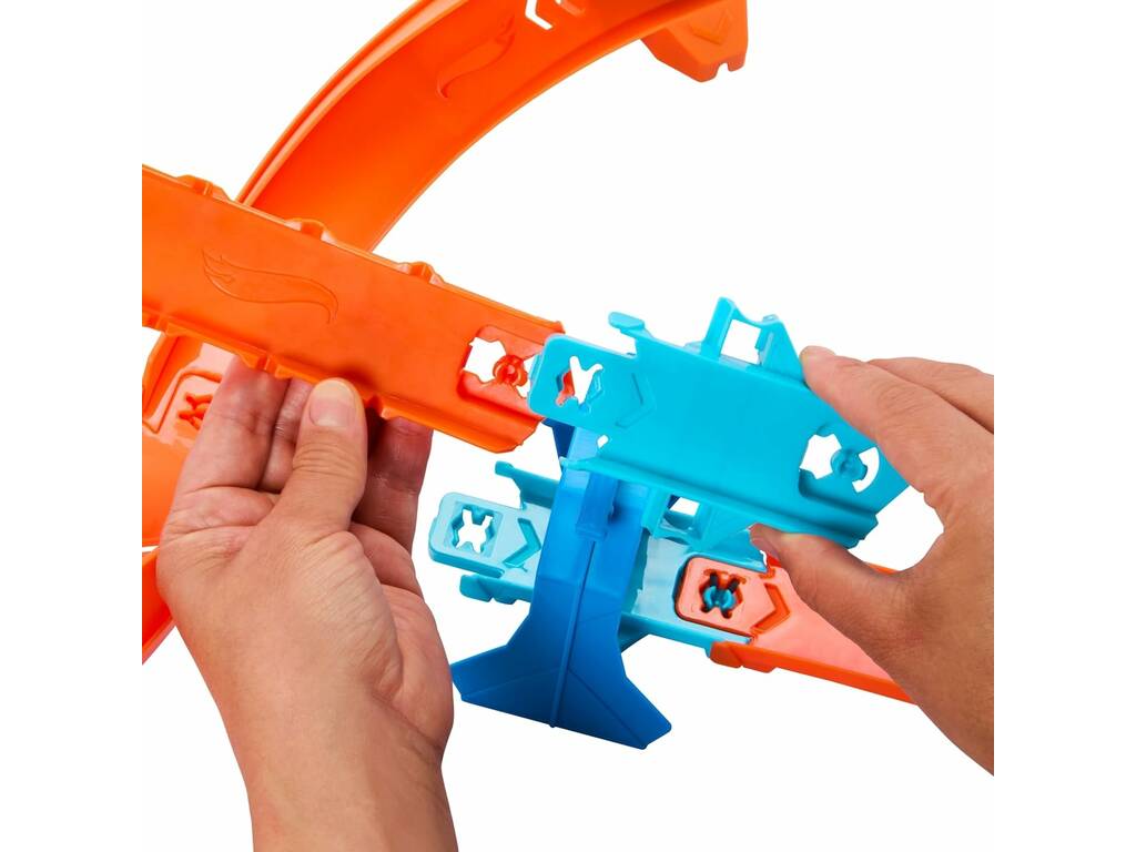 Hot Wheels Track Creator 3 em 1 Kit Circuito Supersalto