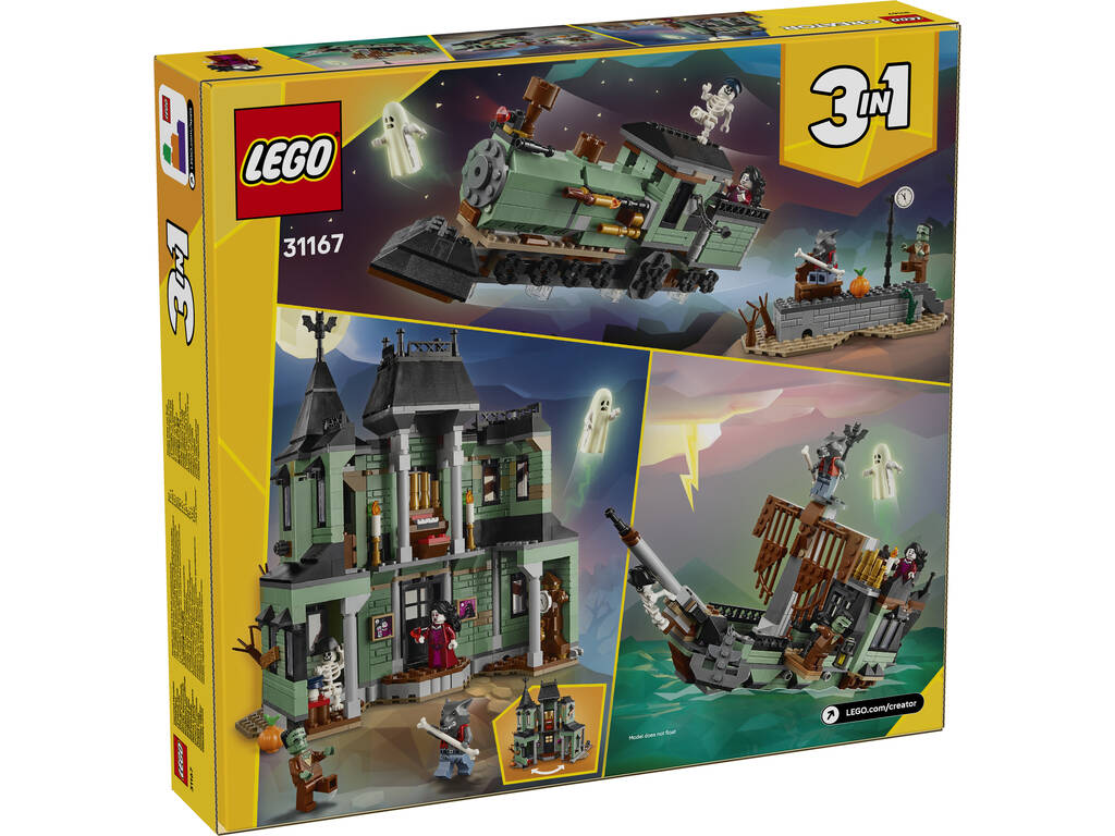 Lego Creator 3 in 1 Mansione Incantata