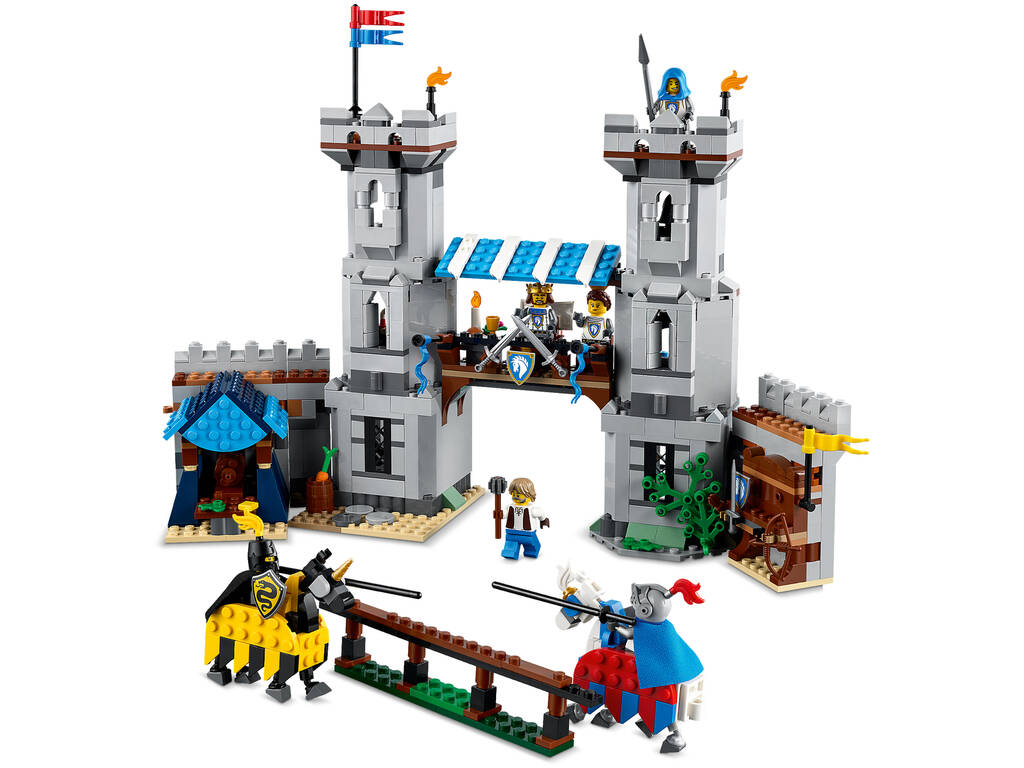 Lego Creator 3 in 1 Castello medievale dei Cavalieri del Destriero