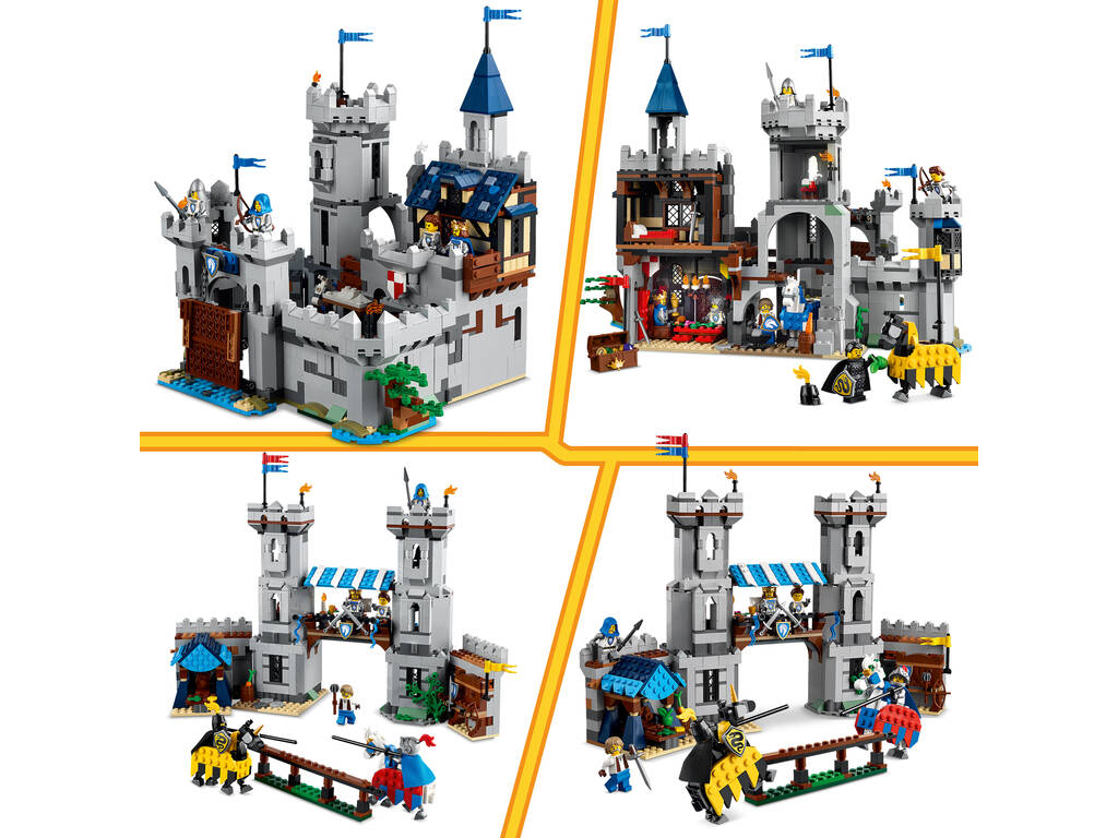 Lego Creator 3 in 1 Castello medievale dei Cavalieri del Destriero