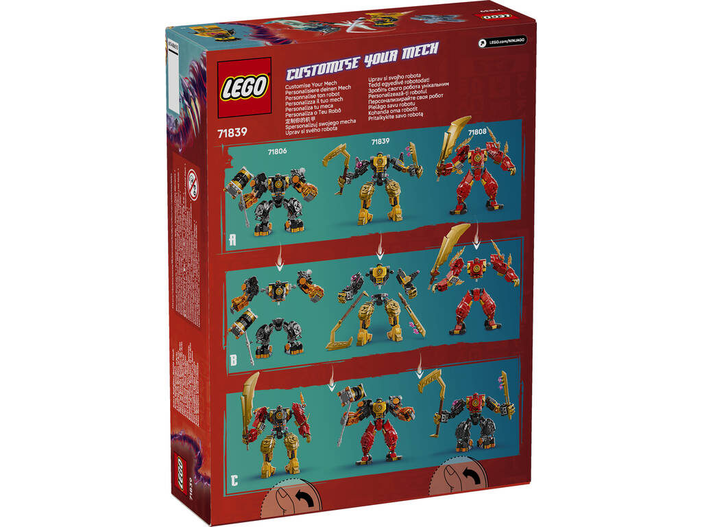 Lego Ninjago Mech da battaglia Spinjitzu di Arin