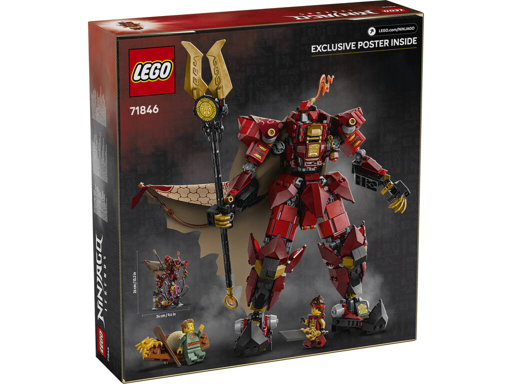 Lego Ninjago Mech Knight del Fuoco