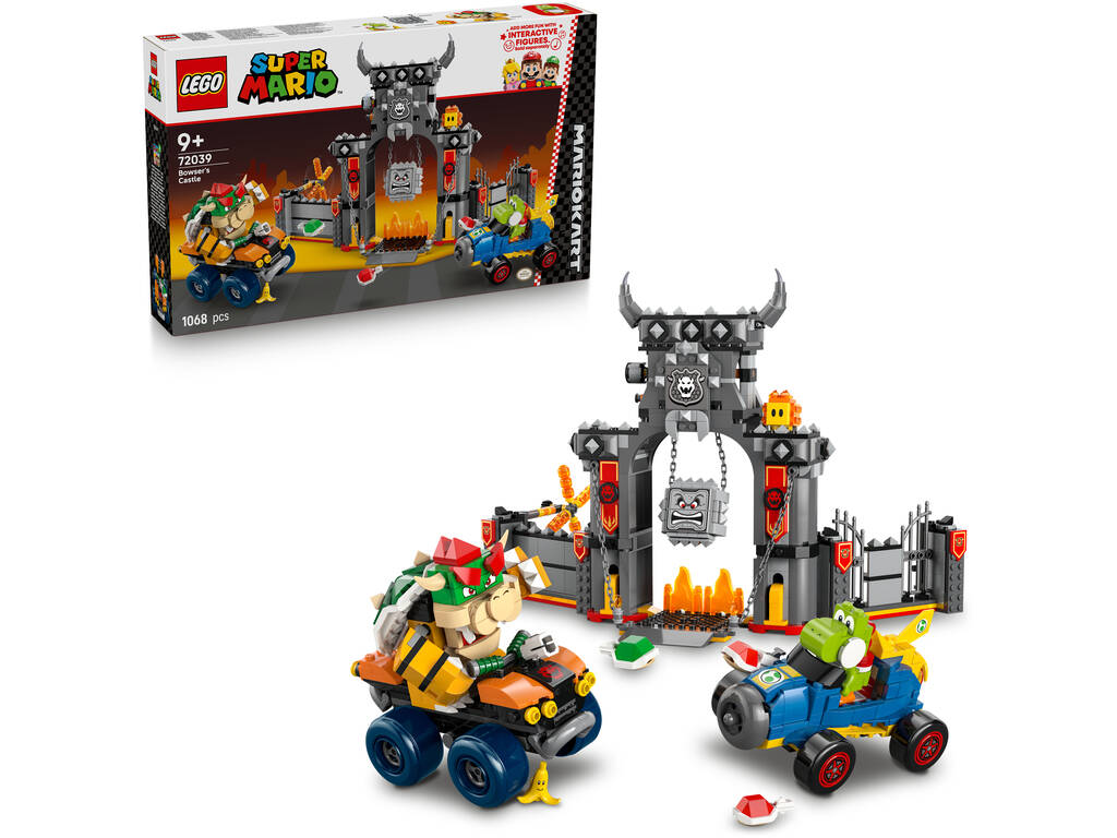 Lego Super Mario Mariokart Castello di Bowser