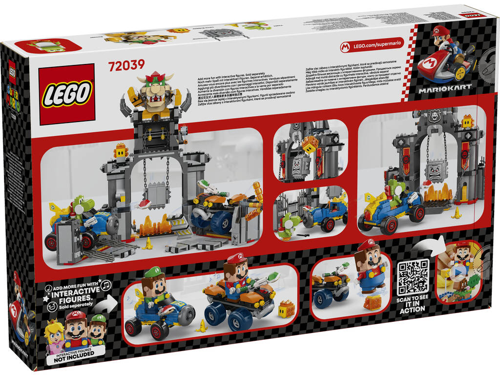 Lego Super Mario Mariokart Castello di Bowser