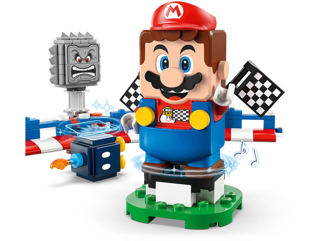 Lego Super Mario Mariokart Mario Interativo e Kart Standard