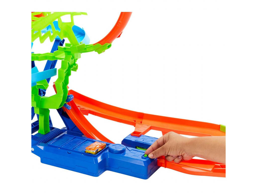Hot Wheels Stunt Tracks Pista Scontro in aria