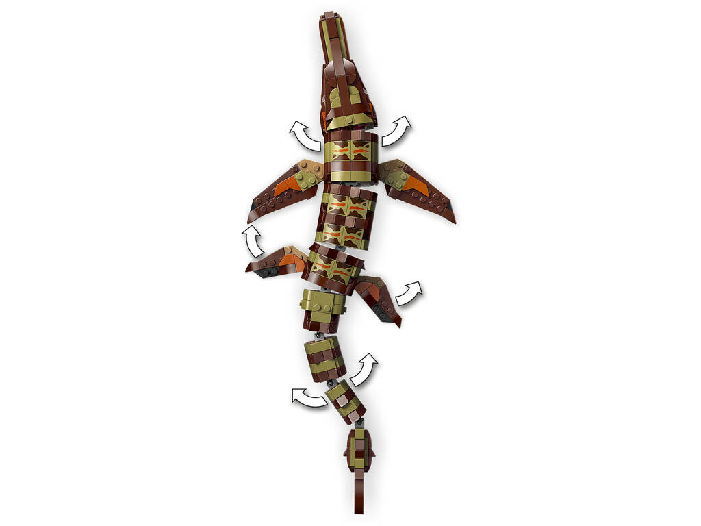 Lego Jurassic World Rebirth Misión Naval: Mosasaurus Construible