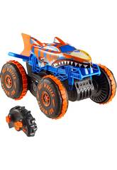 Hot Wheels Monster Trucks Veículo Tiger Shark Climber Rádio Controlo