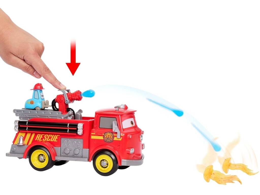 Cars Radiator Spreings Race & Rescue Rosso Camion dei pompieri e Guido