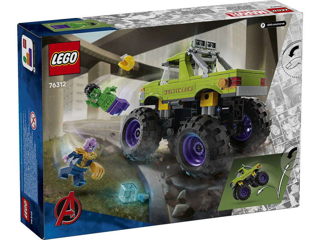 Lego Marvel Camion di Hulk VS. Thanos