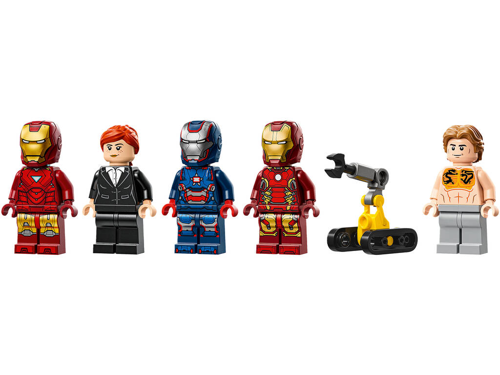Lego Marvel Laboratorio di Iron Man Sala delle Armature