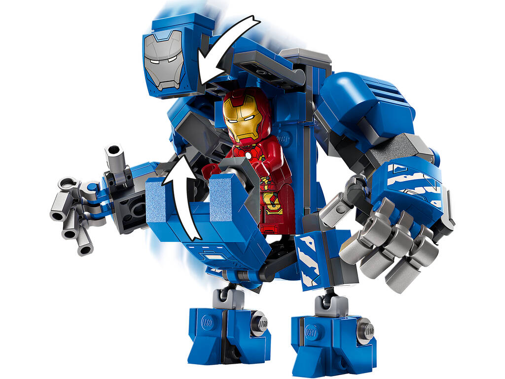 Lego Marvel Laboratorio di Iron Man Sala delle Armature