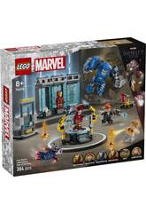 Lego Marvel Laboratorio di Iron Man Sala delle Armature