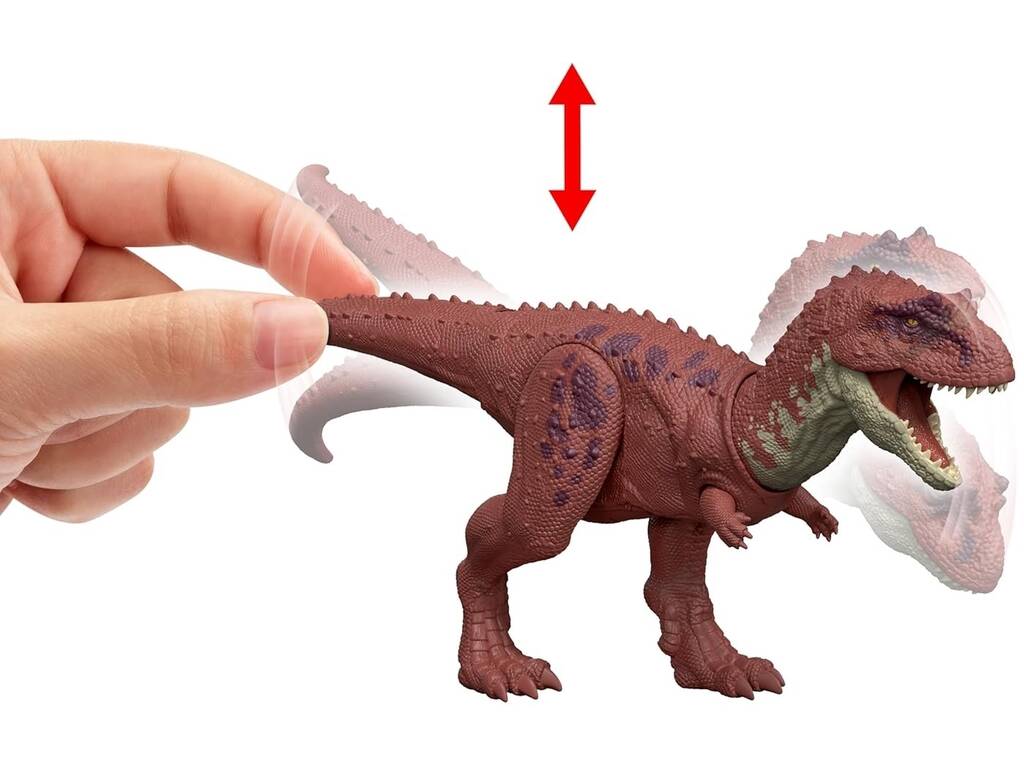 Jurassic World Rebirth Figurine Aucasaurus Rugissement sauvage de 33 cm