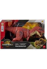 Jurassic World Rebirth Figura Aucasaurus Rugido Salvaje da 33 cm