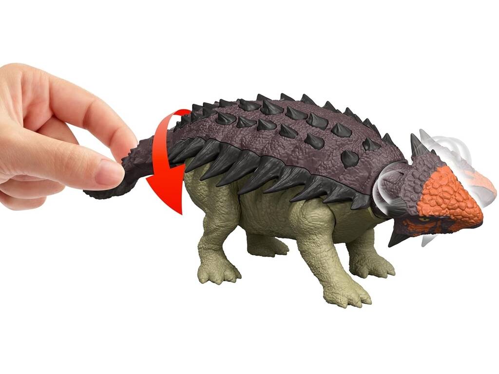 Jurassic World Rebirth Figura Ankylosaurus Rugido Selvaggio
