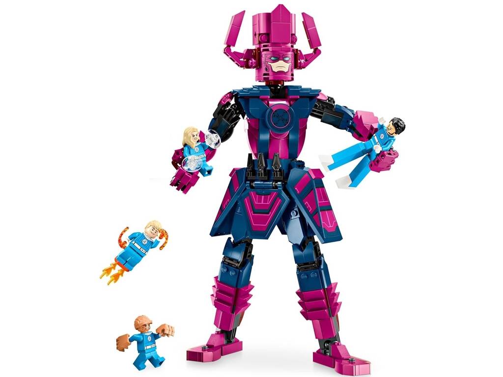 Lego Marvel Os 4 Fantásticos Quatro Fantásticos vs. Figura para Construir de Galactus