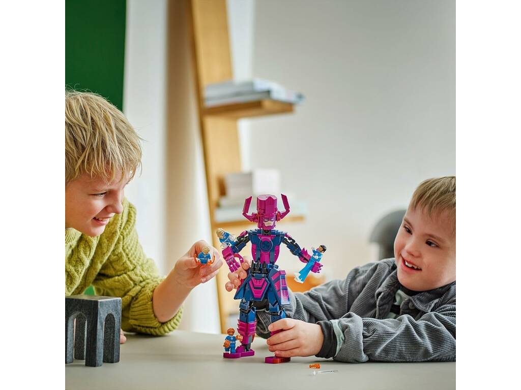 Lego Marvel Os 4 Fantásticos Quatro Fantásticos vs. Figura para Construir de Galactus