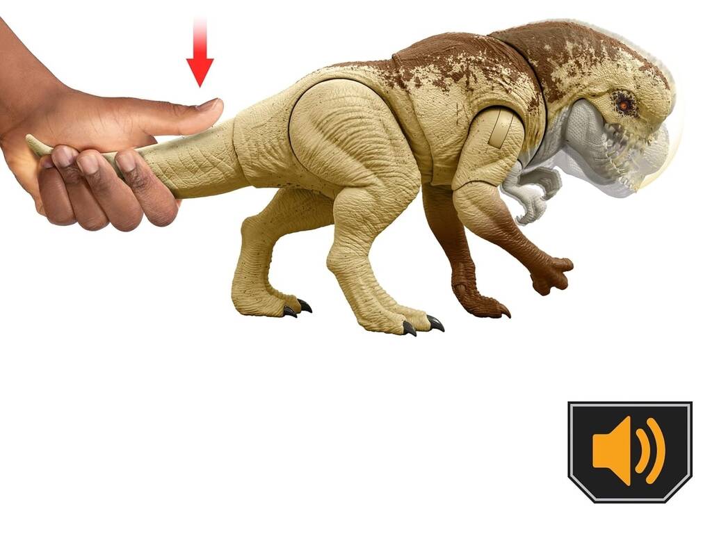 Jurassic World Rebirth Figura Distortus Rex Attacco con artigli da 50 cm