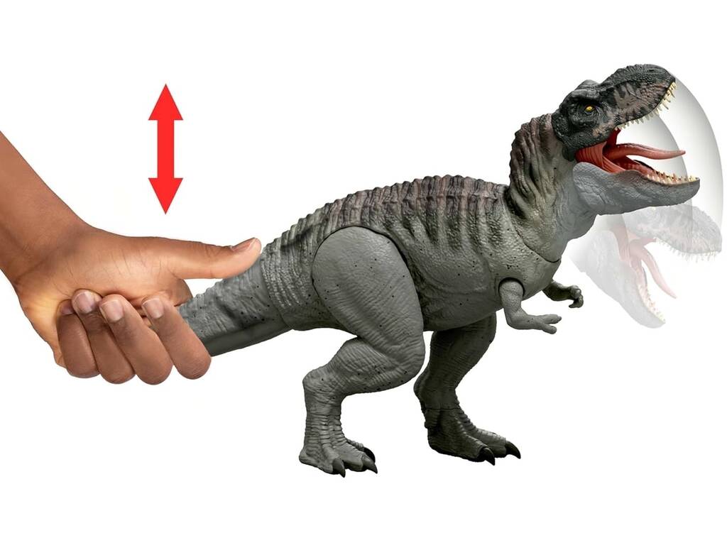 Jurassic World Rebirth Figura Tyrannosaurus Rex Potere Devastatore