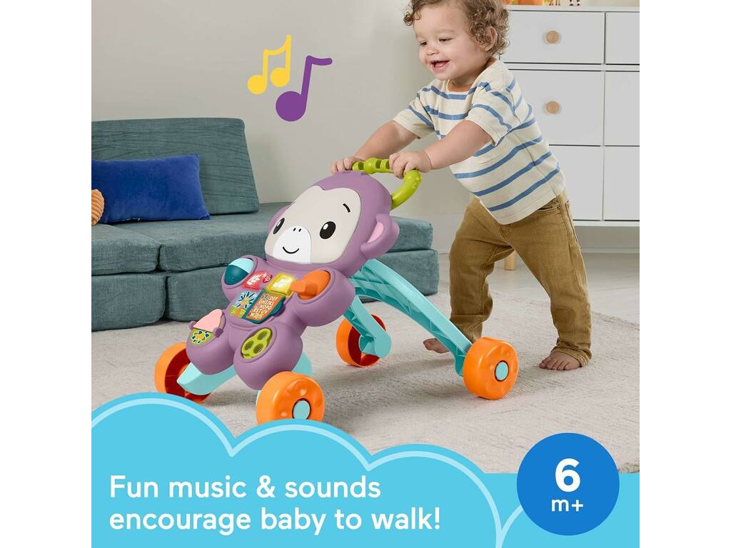 Fisher Price Girello didattico Monito Morado Primeros Pasos